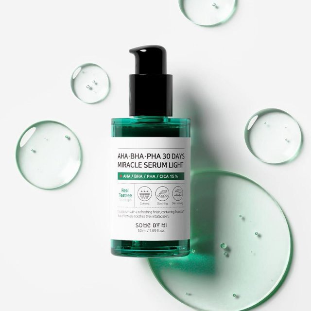 Some By Mi AHA BHA PHA 30 Days Miracle Serum Light Облегчённая кислотная сыворотка 50мл