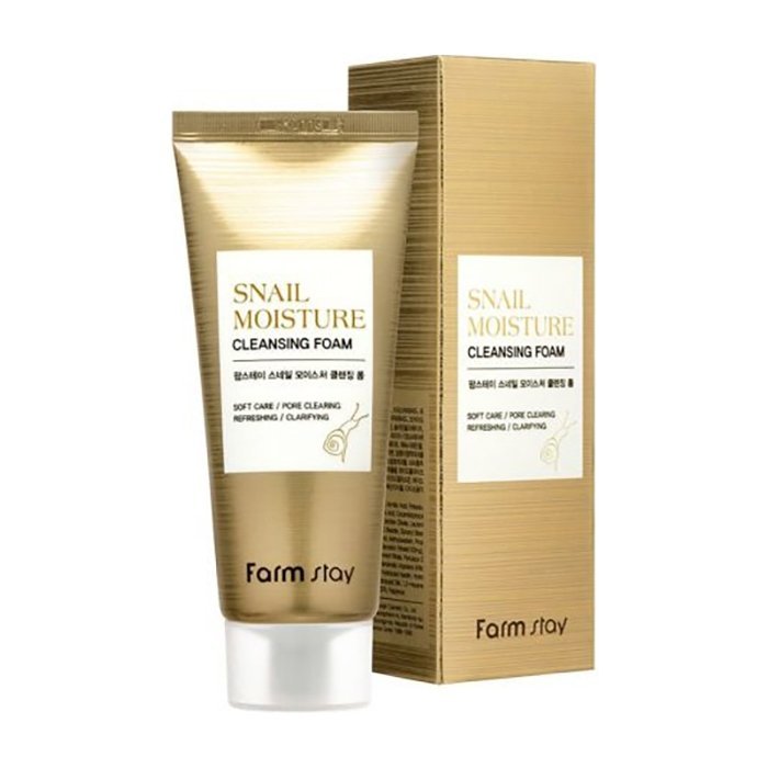 Farm Stay Snail Moisture Cleansing Foam Увлажняющая пенка для умывания с муцином улитки 100мл