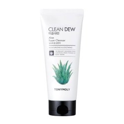 Tony Moly Clean Dew Aloe Foam Cleanser Очищающая пенка для умывания с алоэ 180мл
