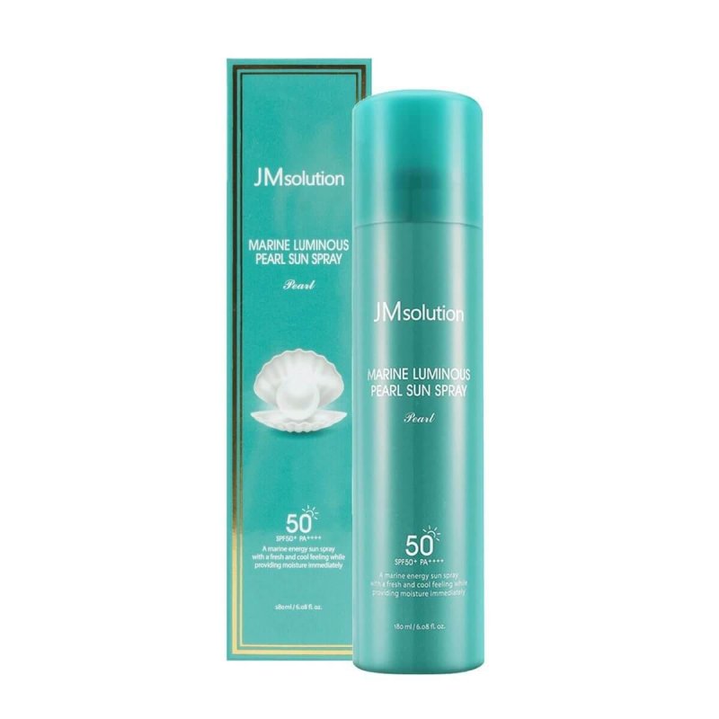 JM Solution Marine Luminous Pearl Sun Protection Sun Spray Солнцезащитный спрей с жемчугом SPF50+ PA+++ 180мл