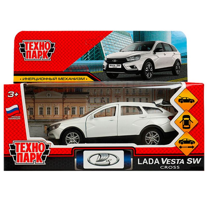 Модель VESTACROSS-12-WH LADA VESTA SW CROSS 12 см