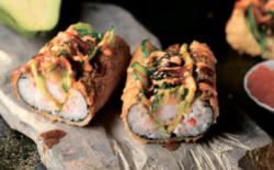 Хот-дог с креветкой