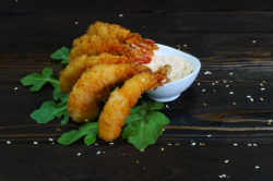 Креветки в кляре