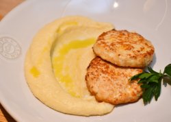 Котлеты из индейки, с картофельным пюре