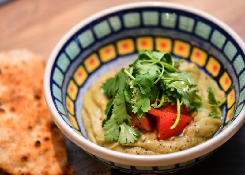 Икра из баклажанов с фокаччей