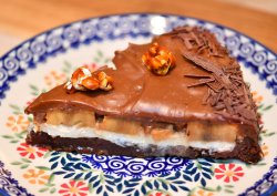 Торт банановый брауни