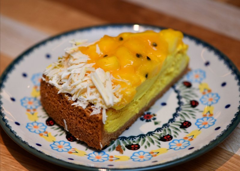 Чизкейк манго маракуйя