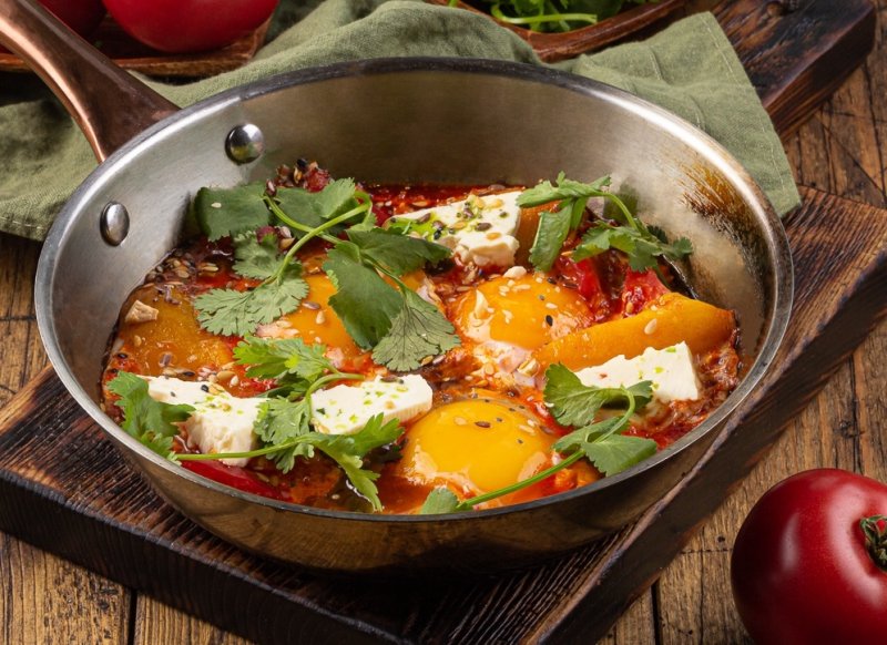 Шакшука с брынзой