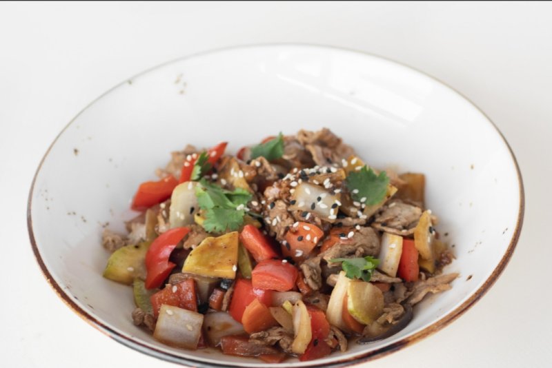 Свинина в перечном соусе