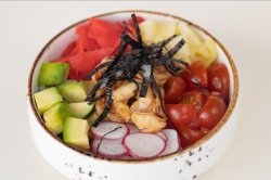 Поке с креветками