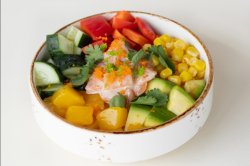 Поке с лососем