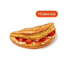 Омлет с пепперони в пите