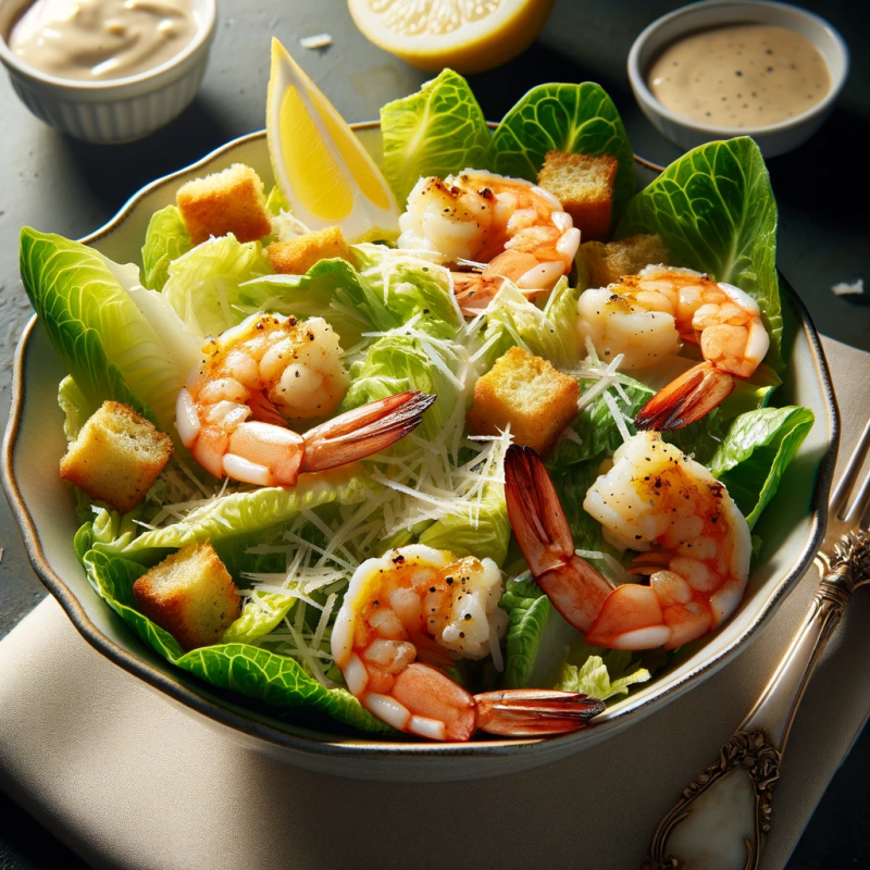 Цезарь с креветками