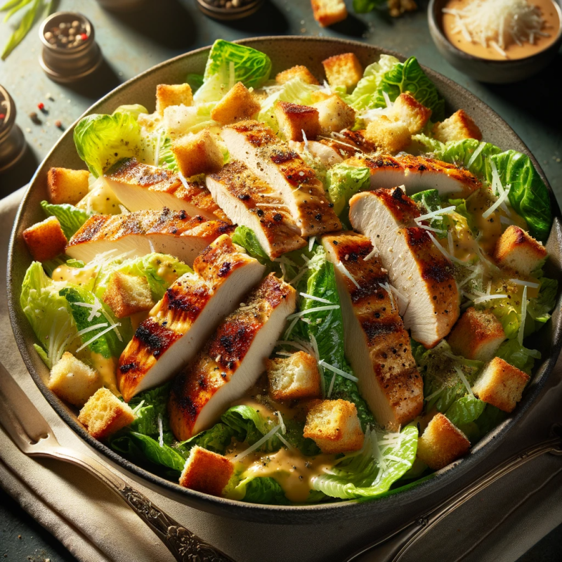 Цезарь с курицей