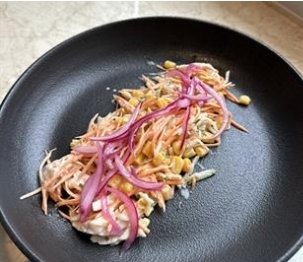 С копченой курицей и морковью по-корейски