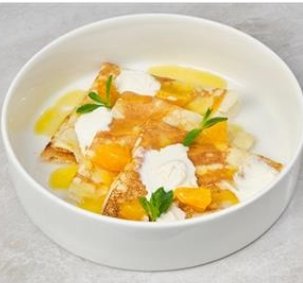 Блины с апельсиновым соусом