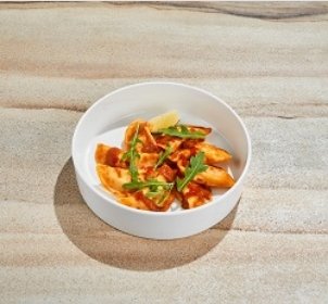 Равиоли с норвежским лососем