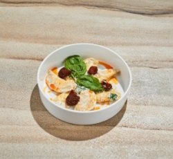 Равиоли с тигровыми креветками