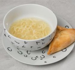 Лапша с треугольником