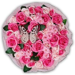 Букет из мыльных роз (45 роз)