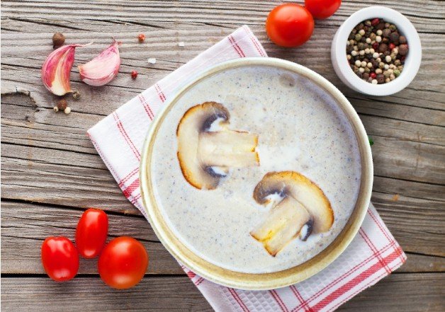 Крем-суп из шампиньонов