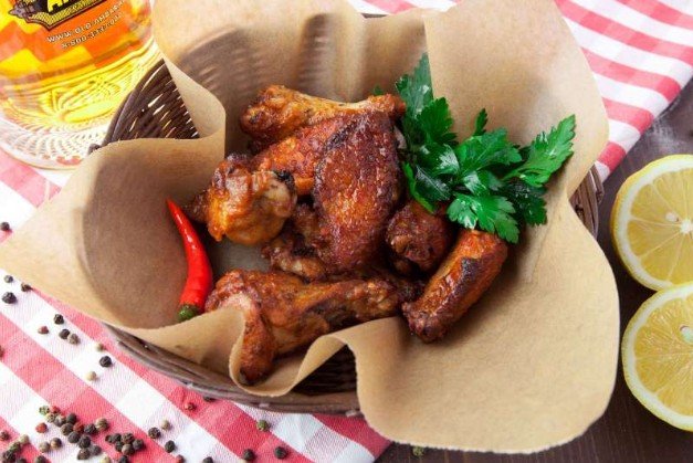 Куриные крылья острые