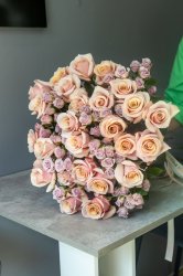 Букет микс из 51 розы Эквадор