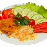 Тарелка овощная + морковча