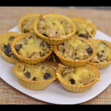 Тарталетки с жульеном