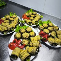 Рулетики баклажанные