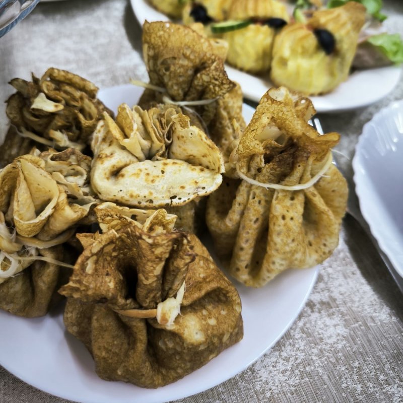 Жульен в блинах