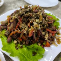 Тёплый с печенью и грушей